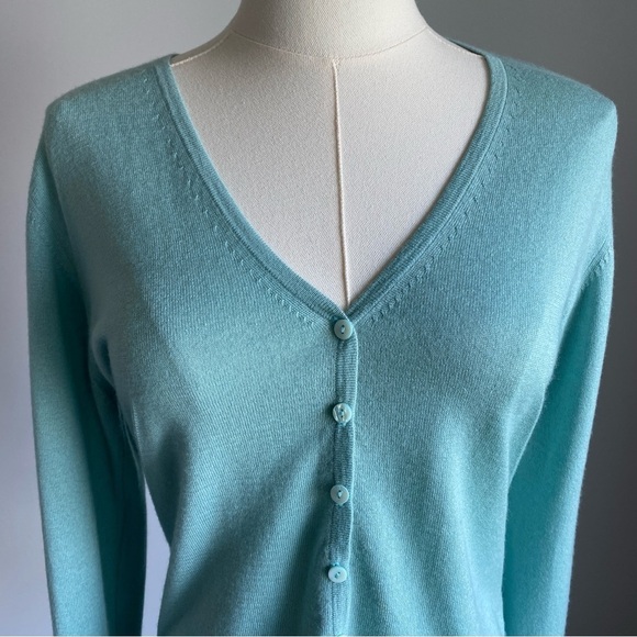 Alpha Massimo Rebecchi Cashmere Silk Cardigan Size 46 / Small - Picture 2 of 11